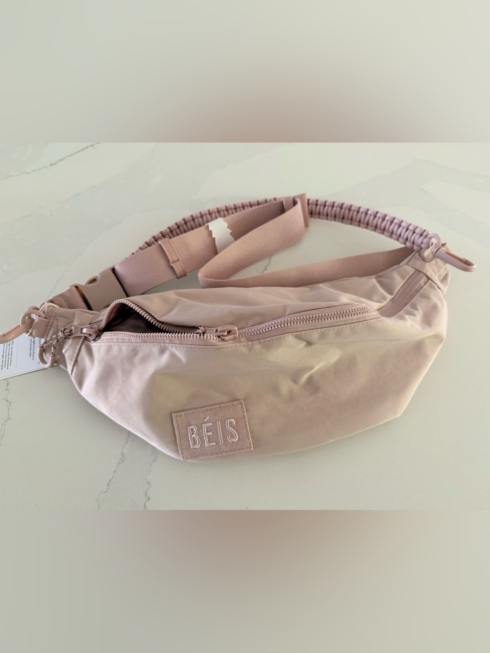 BEIS | The Sport Pack crossbody travel bag | atlas pink